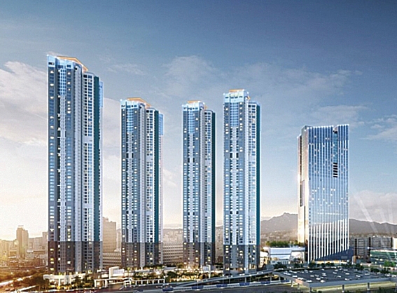 ▲ ‘청량리역 롯데캐슬 SKY-L65’ 투시도.