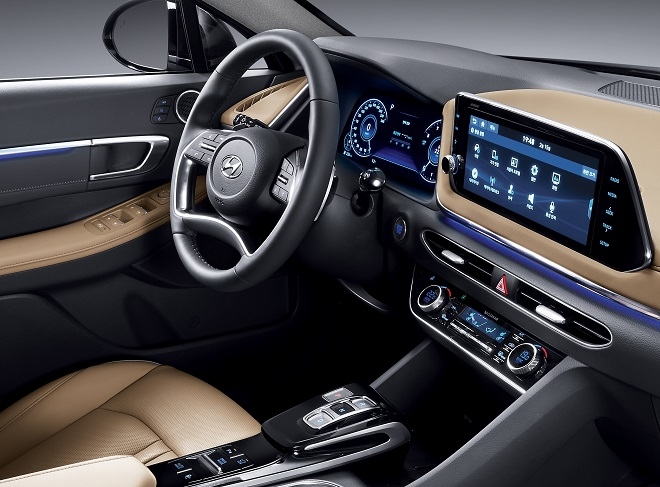 신형 쏘나타 내부. (사진=현대차)