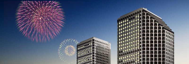 △LG전자의 홈페이지 속 서울 여의도에 위치한 트윈 타워의 모습/사진=오승혁 기자(LG전자 홈페이지 캡처, 편집)