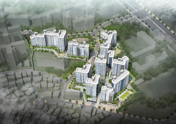 이수 푸르지오 더 프레디움 조감도. 사진=대우건설.