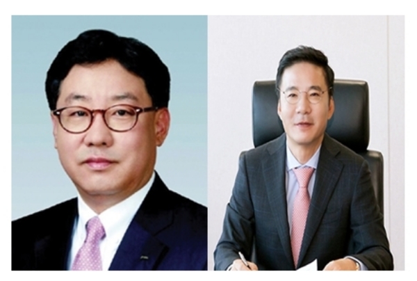 이영훈 포스코건설 사장(사진 왼쪽)과 허상희 동부건설 사장(사진 오른쪽).