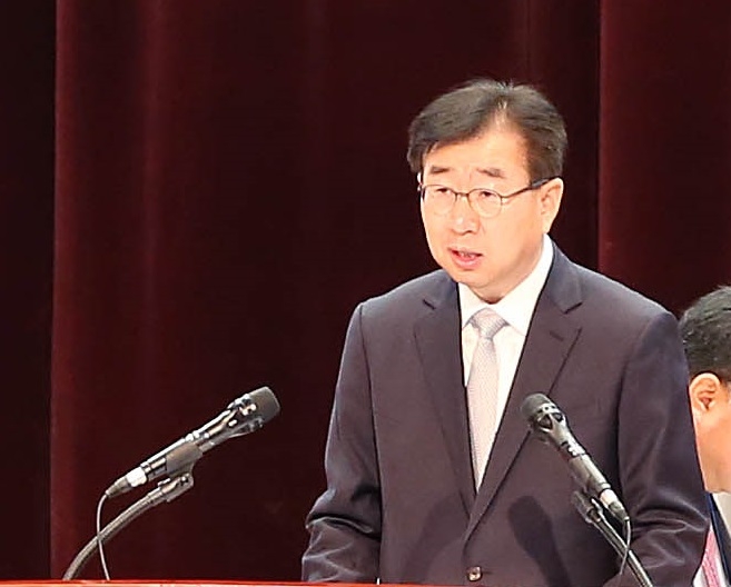 51기 현대차 주총에서 이원희 사장이 인사말을 하고 있다. (사진=현대차)