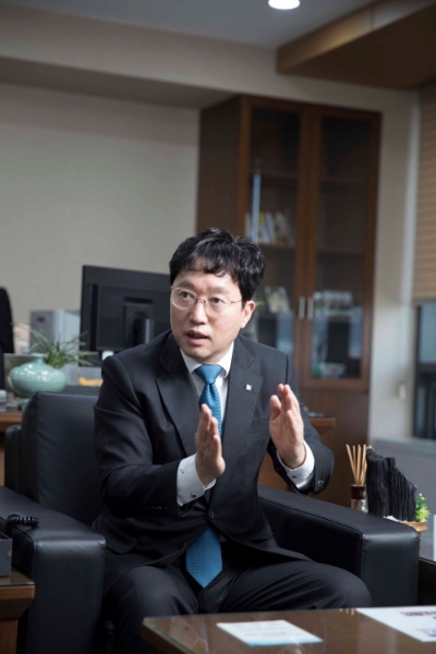 이상국 IBK기업은행 디지털그룹 부행장은 한국금융신문과의 인터뷰에서 "‘글로벌 e-branch’를 우선 베트남 지역부터 서비스해 나갈 예정”이라고 말했다. / 사진= IBK기업은행