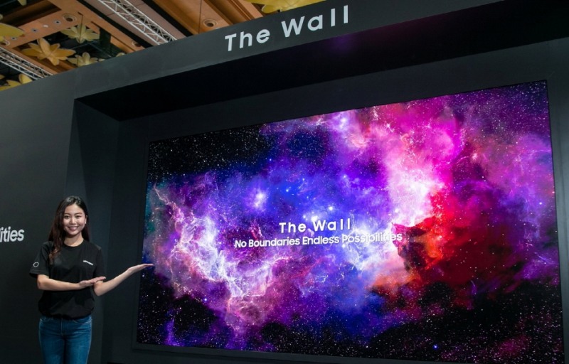 △삼성전자 더 월 제품의 모습/사진=삼성전자