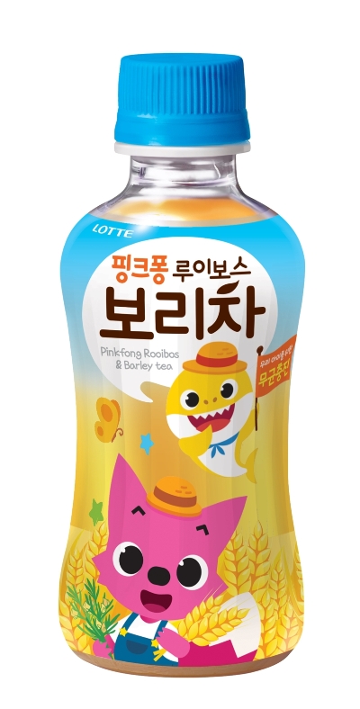 롯데칠성, '핑크퐁 루이보스보리차' 출시