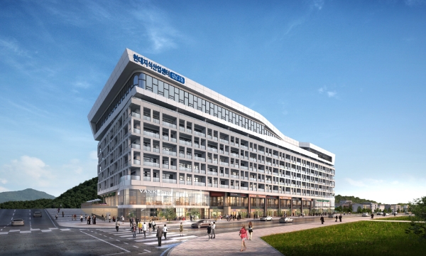 현대지식산업센터 성남 고등 투시도. 사진=현대건설.