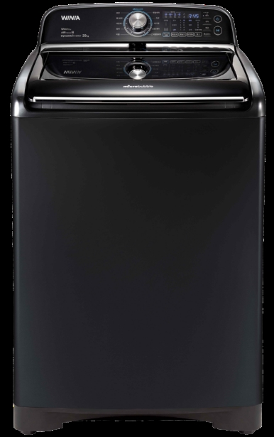 △대유위니아가 새로이 출시한 20KG 마이크로 버블 세탁기 모델의 모습/사진=대유위니아