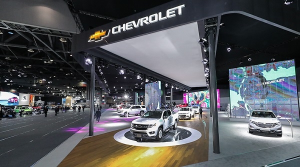 2019서울모터쇼 쉐보레 부스.