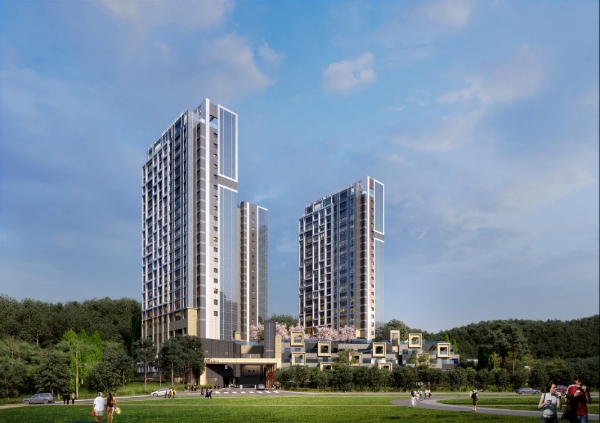 힐스테이트 판교 엘포레 투시도. 사진=현대건설.