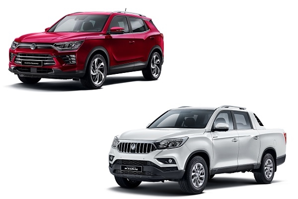 뷰티풀 코란도(위)와 렉스턴 스포츠 칸. (사진=쌍용차)