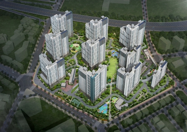 다산신도시 자연앤푸르지오 조감도. 사진=대우건설.