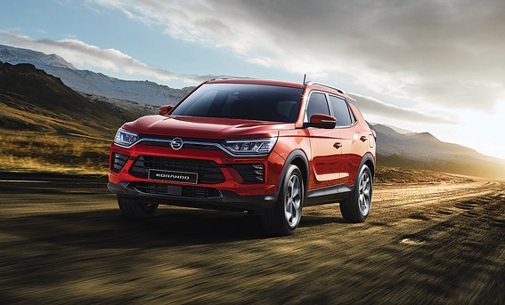 ▲ 쌍용자동차 준중형SUV 코란도.