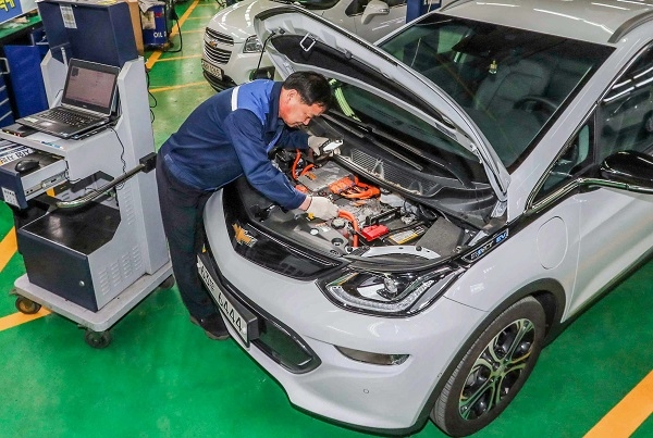 볼트EV(Bolt EV) 전문 서비스 센터. (사진=쉐보리)