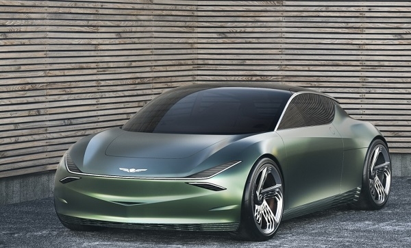 제네시스, 전기차 콘셉트카 '민트' 공개..."쿨한 도시 감성 담았다"