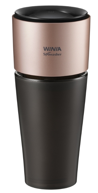 △대유위니아가 새로 출시한 텀블러형 소형 공기청정기 위니아 스포워셔 필터식 신모델의 모습/사진=대유위니아