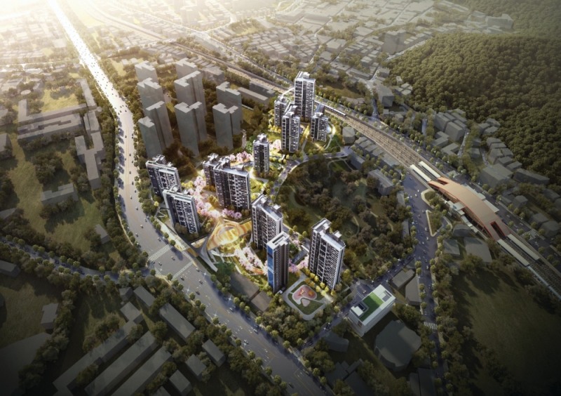 대흥·성원·동진빌라 재건축 조감도. /사진제공=HDC현대산업개발