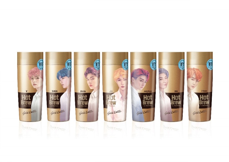 한국야쿠르트, 방탄소년단 새 패키지 '핫브루' 2종 선봬