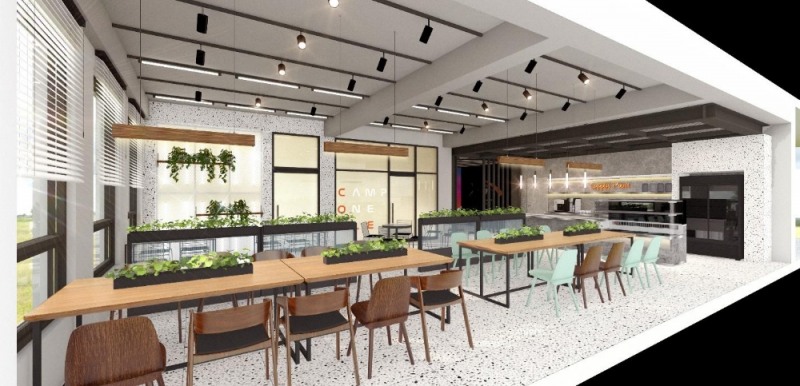 △한화생명e스포츠단 'Camp one' 카페테리아 / 사진=한화생명