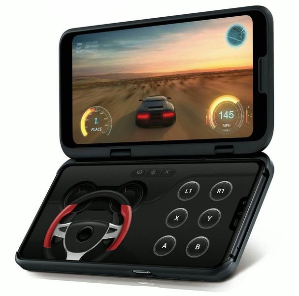 △LG전자의 듀얼 스마트폰 V50 씽큐 모델의 모습/사진=LG전자