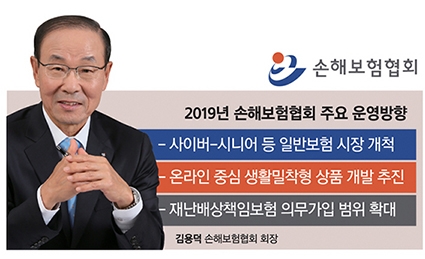 [혁신금융 수장이 뛴다-김용덕 손해보험협회장] 생활밀착형 일반보험 발굴