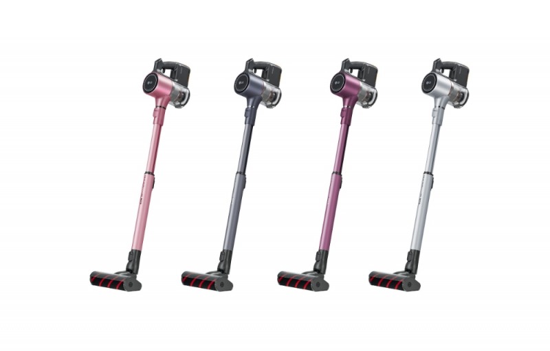 △LG전자 코드제로 A9 사진. 왼쪽부터 블라썸 핑크, 아이언 그레이, 빈티지 와인, 판타지 실버/사진=LG전자