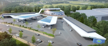 현대오일뱅크가 추진 중인 고양 복합에너지스테이션 조감도(자료=현대오일뱅크)