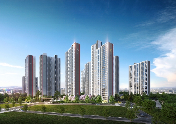 주안 캐슬&더샵 어듀포레' 투시도. 사진=롯데건설.