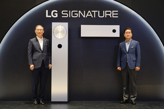▲ LG전자 시그니처 에어컨.