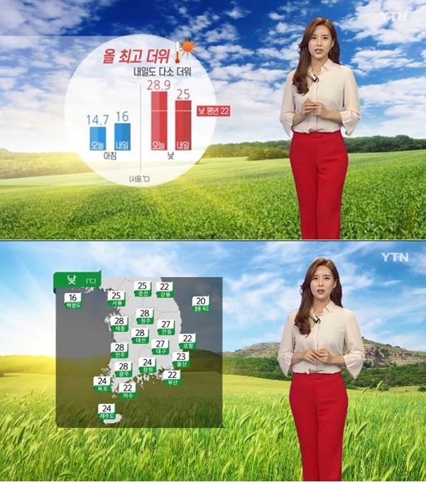 오늘 날씨 (사진: YTN 뉴스 캡처)