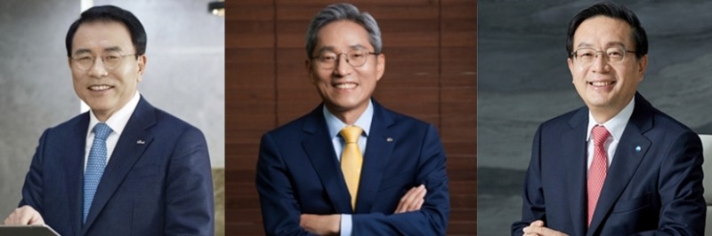 (왼쪽부터) 조용병 신한금융지주 회장, 윤종규 KB금융지주 회장, 손태승 우리금융지주 회장 / 사진= 각사