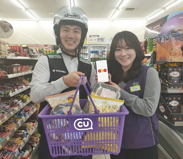 CU는 요기요와 손잡고 배달서비스를 전국 1000여개 매장으로 확대 시행한다. 사진=BGF리테일.