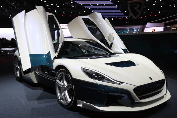 리막 'C_Two', 2019 제네바 모터쇼. (사진=Getty)
