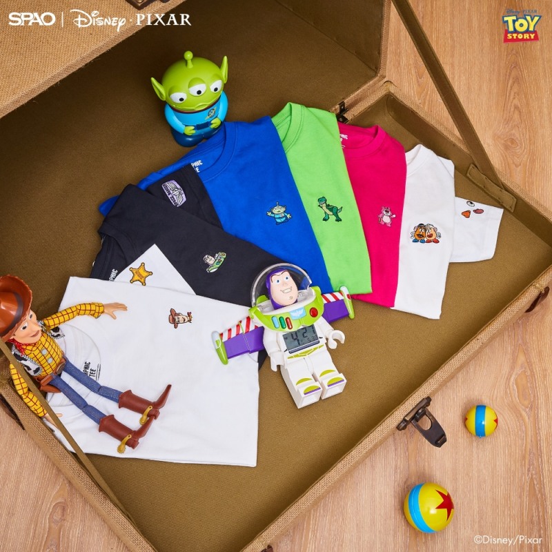 이랜드 스파오, 디즈니 픽사 '토이스토리' 등 콜라보 상품 선봬