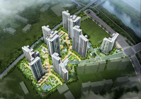 중촌 푸르지오 센터파크 조감도. 사진=대우건설.