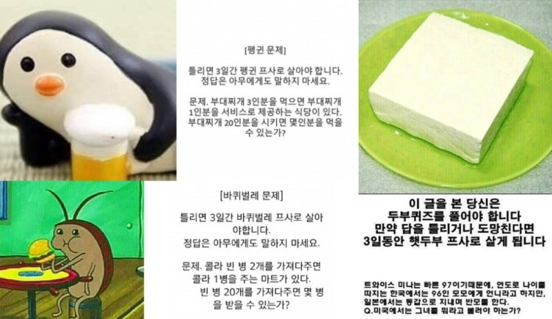 펭귄 문제, 펭귄 프사 (사진: 온라인 커뮤니티)