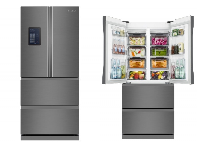 △대유위니아가 국내 최초로 출시한 사물인터넷 기반 김치냉장고 딤채의 모습/사진=대유위니아