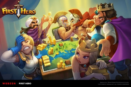 웹젠이 서비스 예정인 '퍼스트히어로'가 오늘(30일)부터 국내 프리테스트를 시작했다. (자료=웹젠)
