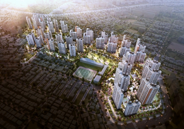 e편한세상 금빛 그랑메종 조감도. 사진=대림산업.