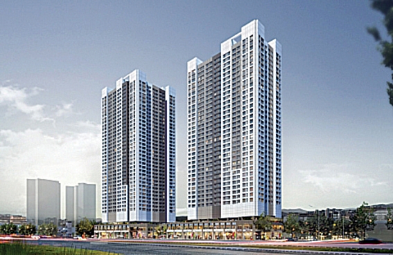 ▲ 한강로 2가인 역세권 2030 청년주택 투시도. 사진=호반건설