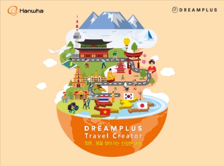 ‘DREAMPLUS Travel Creator’ 모집 포스터 (자료=한화)