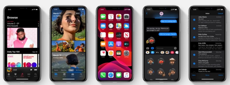 △애플의 iOS 13이 적용된 아이폰의 운영 체제 모습/사진=오승혁 기자(자료 편집)