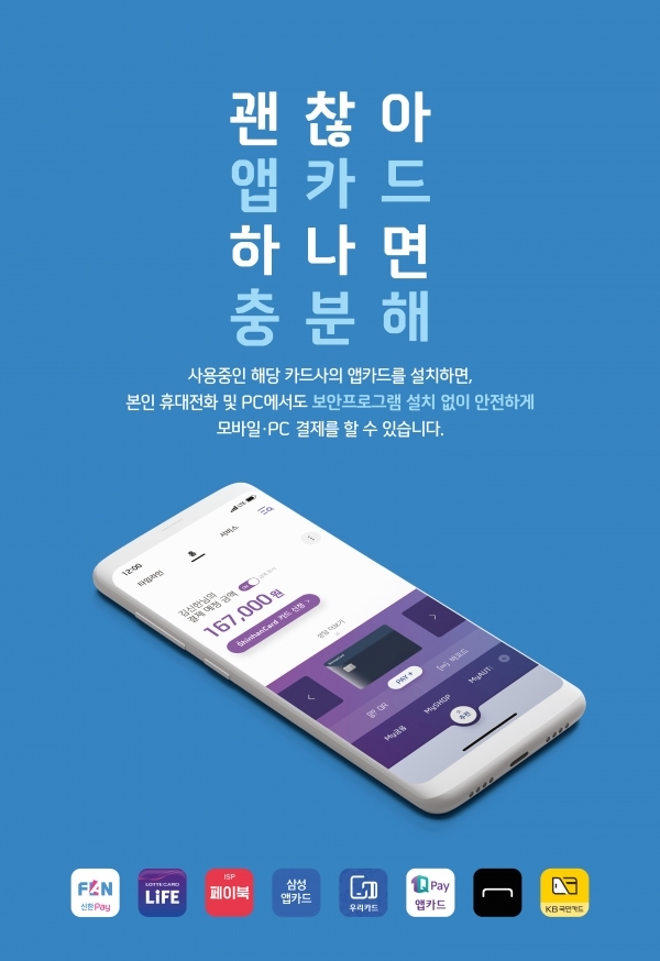 ▲앱카드 홍보 포스터/여신금융협회 제공