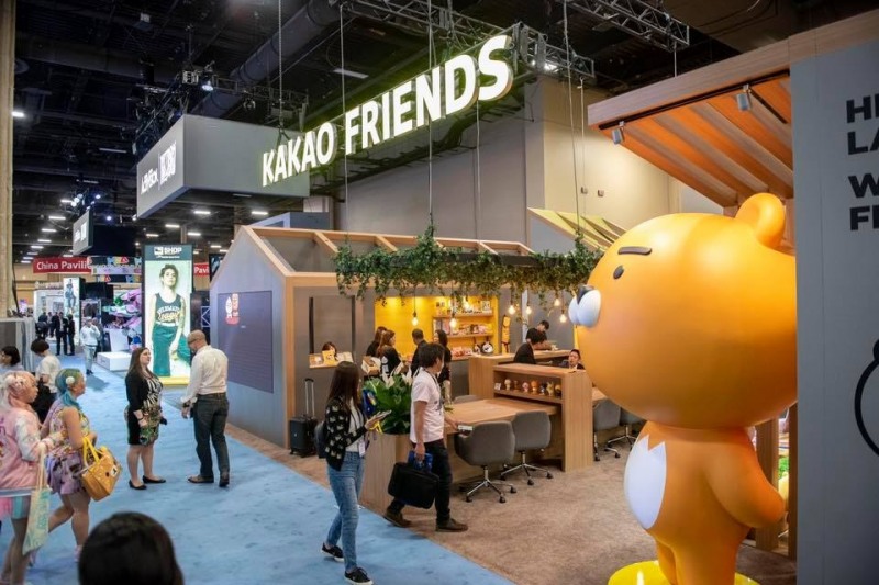 △라스베가스 행사장 속 부스의 모습/사진=오승혁 기자(자료 편집)