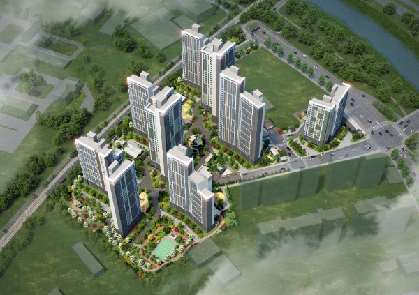 중촌 푸르지오 센터파크 조감도. 사진=대우건설.