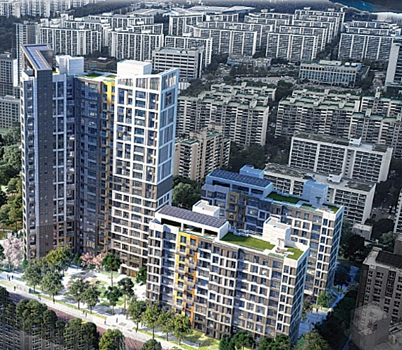 ▲ 올해 첫 디에이치 분양 단지 ‘디에이치 포레센트’ 조감도. 사진 = 현대건설