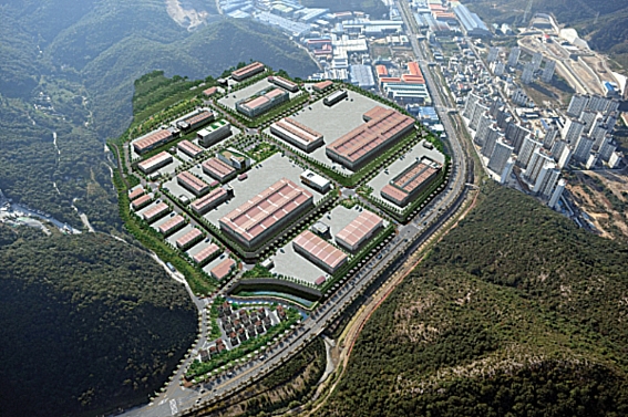 ▲ 부산·진해경제자유구역 명동지구 조감도. 사진 = 반도건설