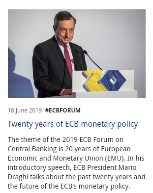 사진=마리오 드라기 ECB 총재, ECB 홈페이지