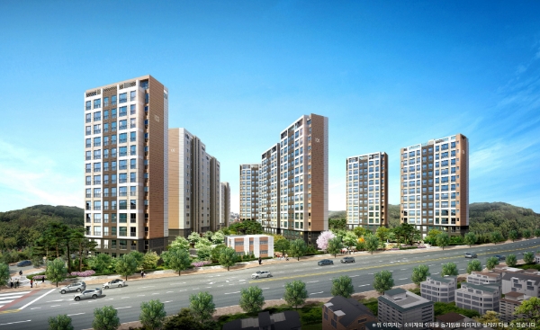 부천 동도센트리움 까치울숲 투시도. 사진=동도건설.