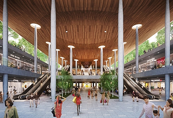 ▲ 용산역 지하공간 개발 투시도. 사진 = HDC현대산업개발