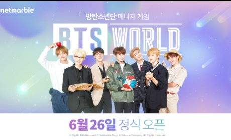 ‘BTS 월드’가 앱스토어 1위를 차지했다(사진=넷마블)